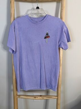 Lavender Graphic Crewneck T-Shirt